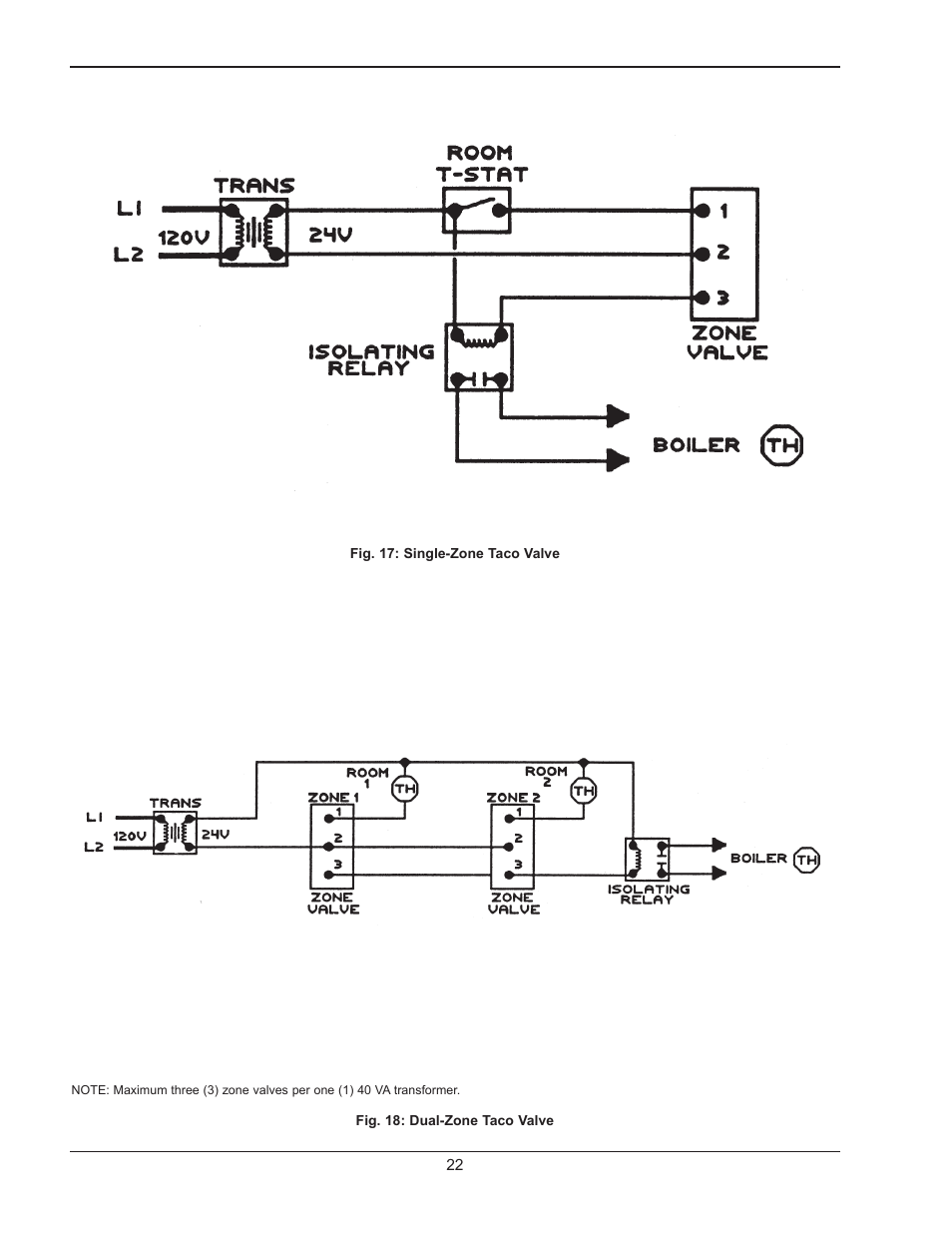 Raypak RAYTHERM 0180B User Manual | Page 22 / 40