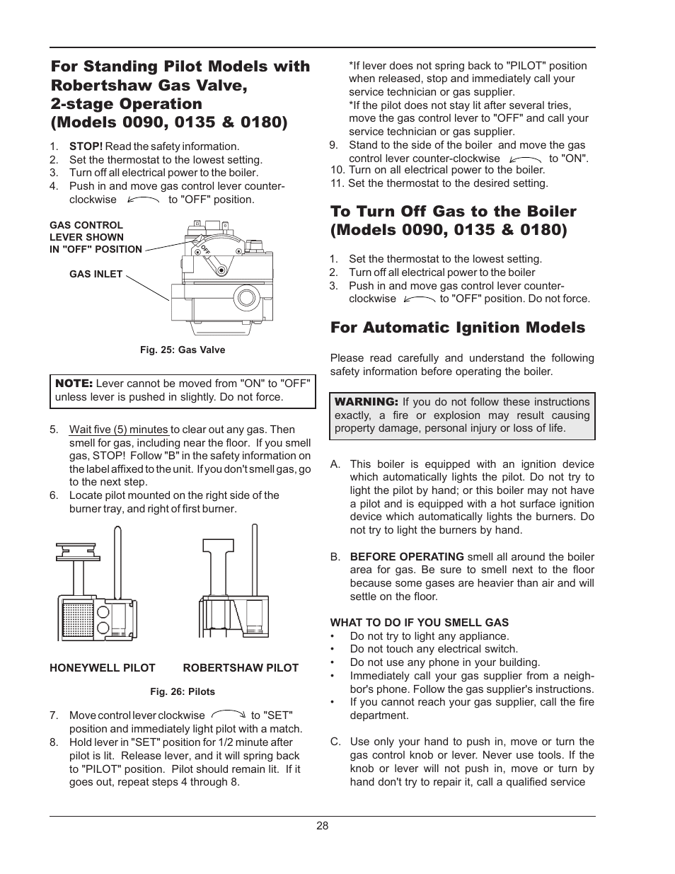 Raypak RAYTHERM 0180B User Manual | Page 28 / 40