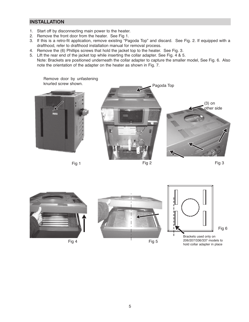 Raypak D-2 POWER VENT 206A User Manual | Page 5 / 20