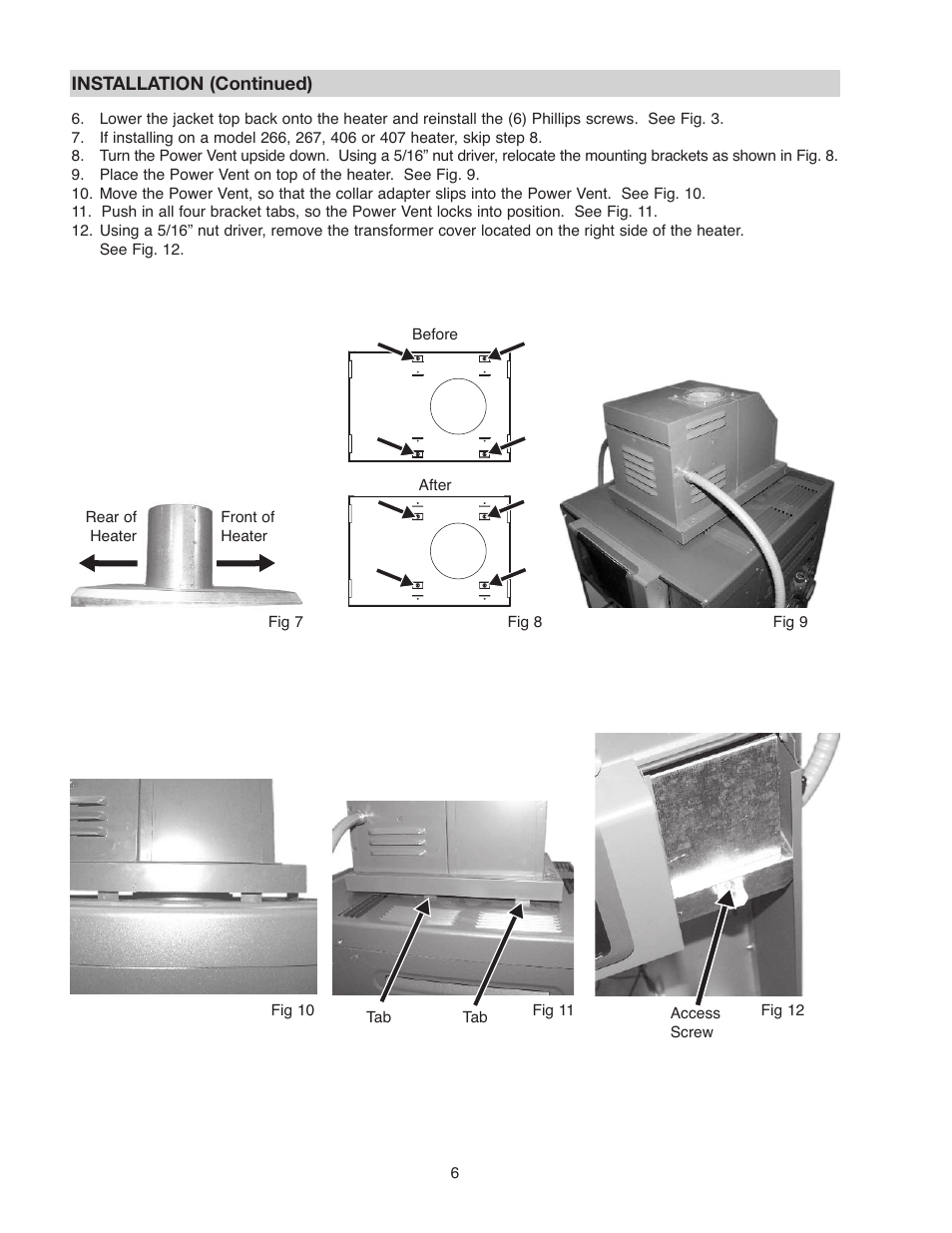 Raypak D-2 POWER VENT 206A User Manual | Page 6 / 20