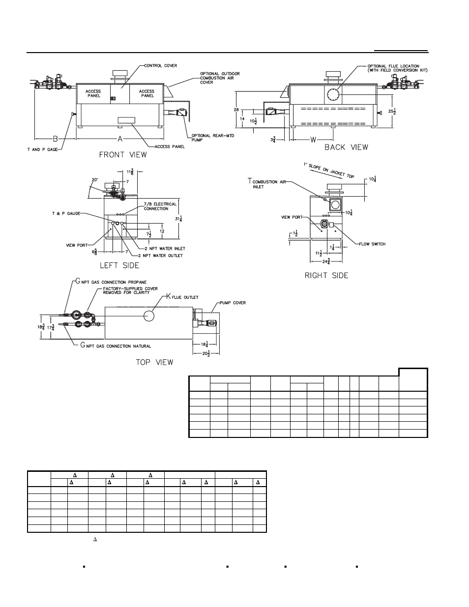 Hi delta flexgas – type h, Model | Raypak 302BD-902BD User Manual | Page 2 / 2