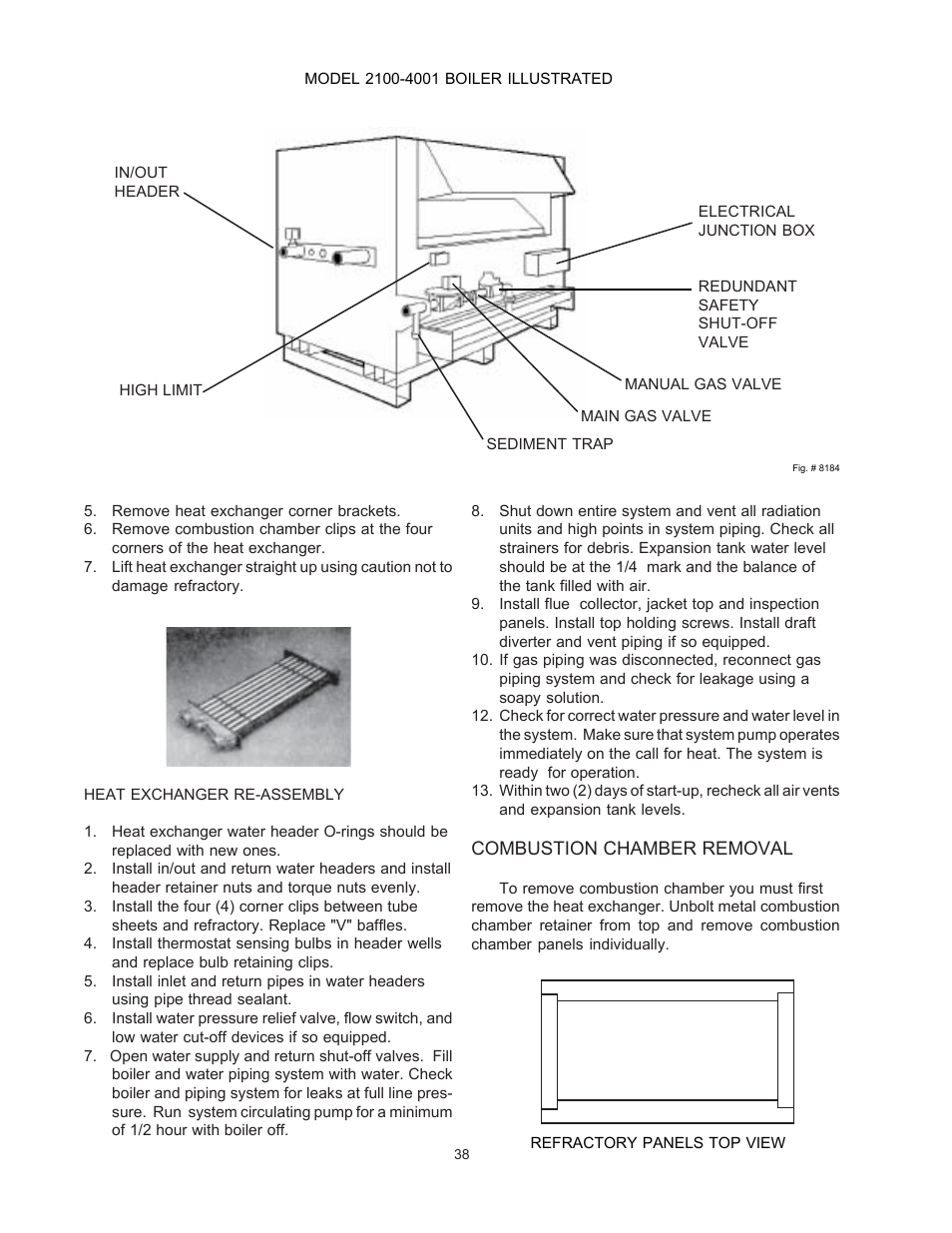 Raypak RAYTHERM 0133-4001 User Manual | Page 38 / 41