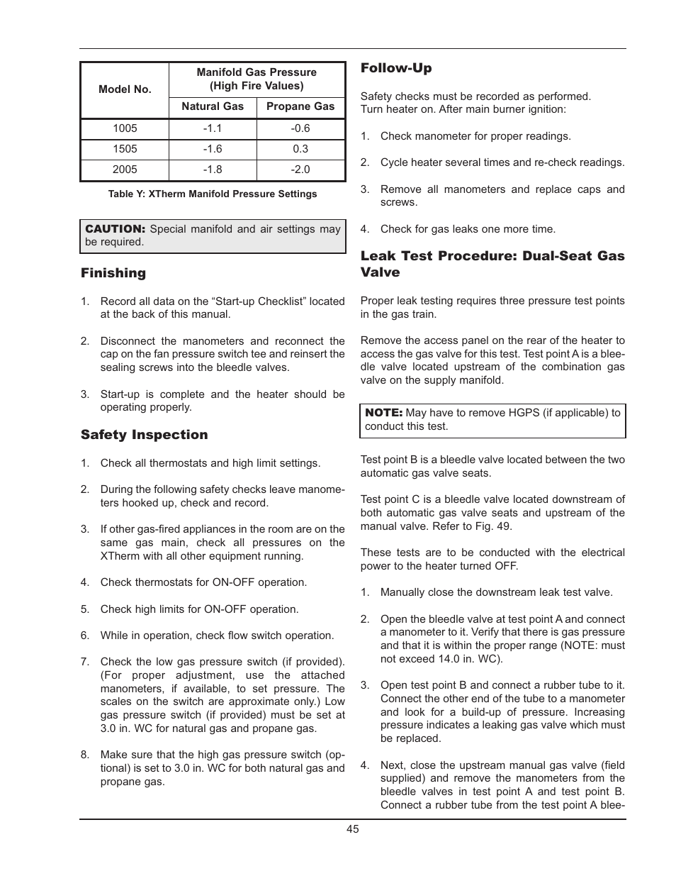 Raypak 1005 User Manual | Page 45 / 56