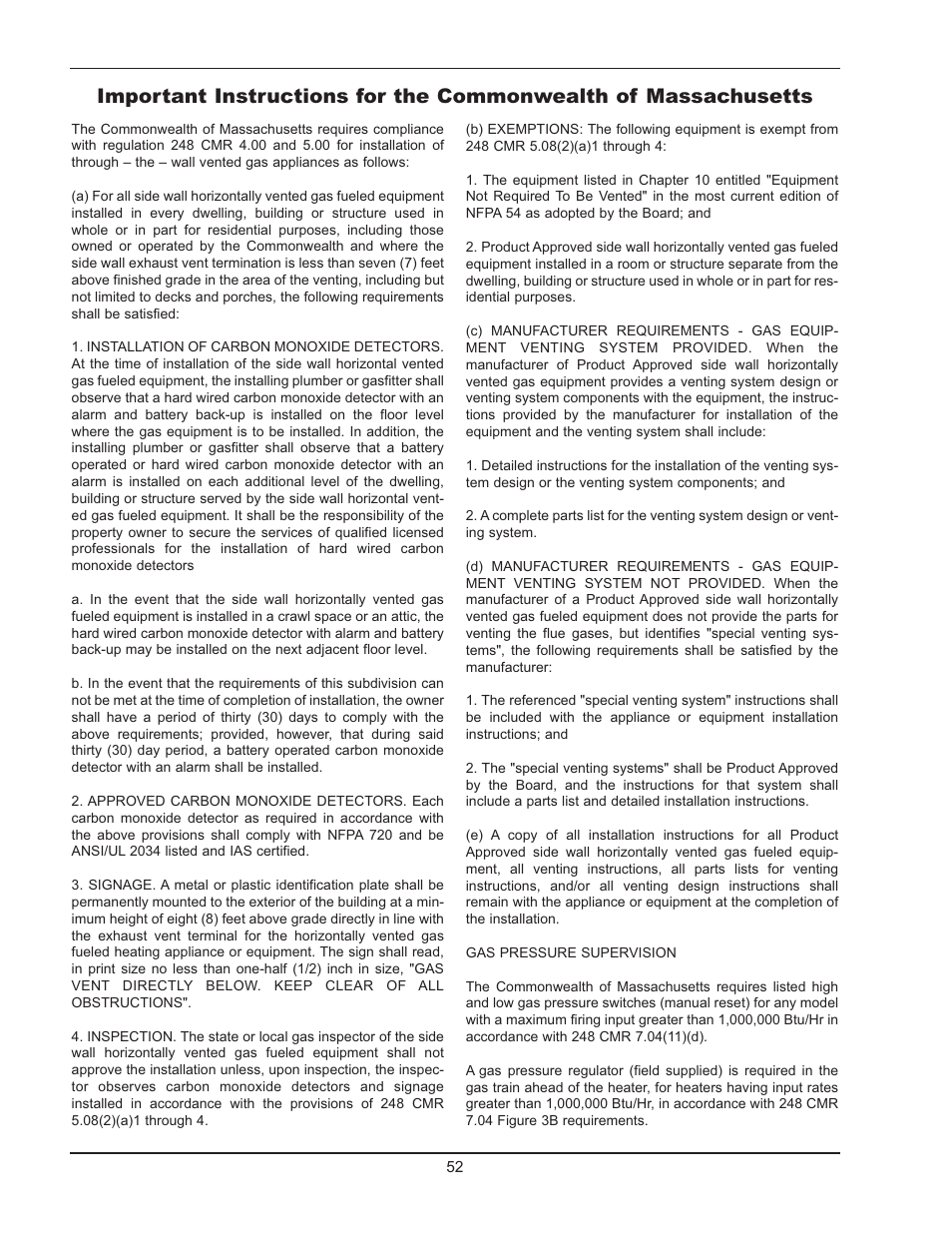 Raypak 1005 User Manual | Page 52 / 56
