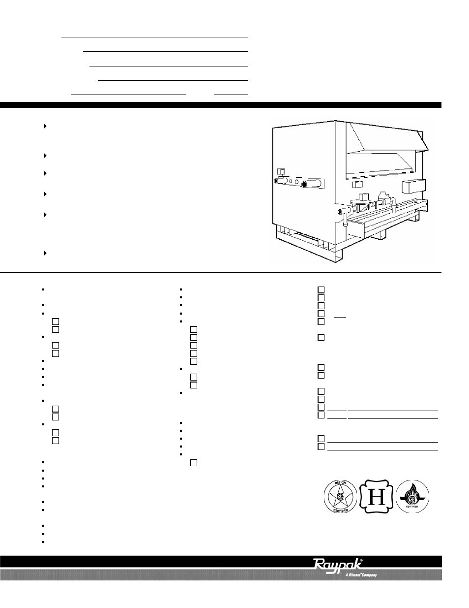 Raypak 2100 - 4001  EN User Manual | 2 pages