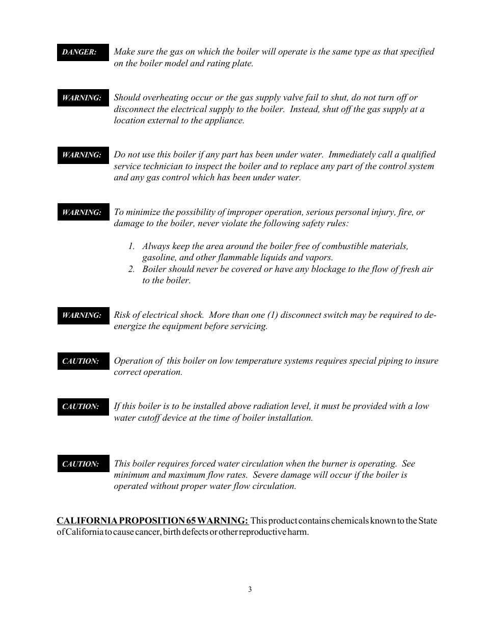 Raypak 302-902 User Manual | Page 3 / 65