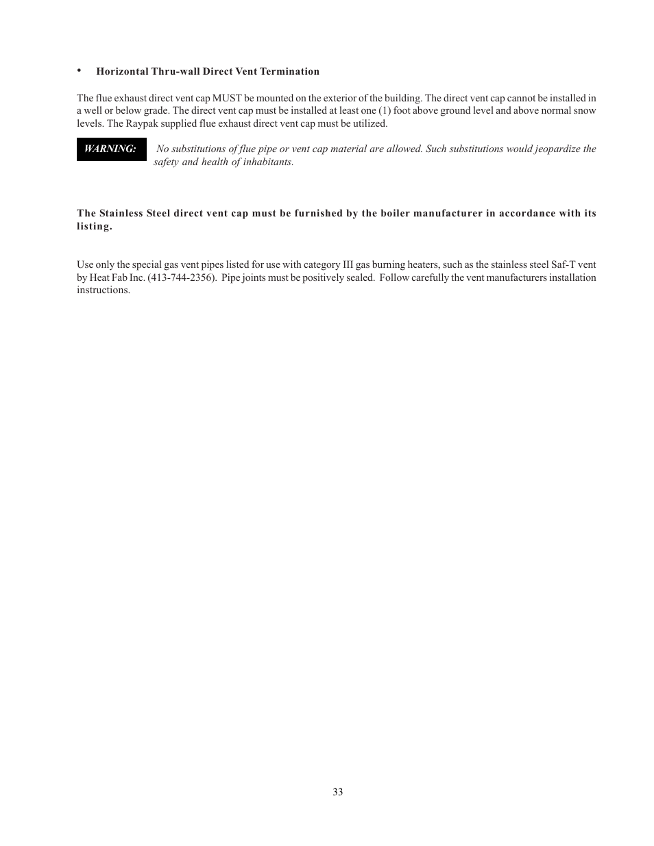 Raypak 302-902 User Manual | Page 33 / 65