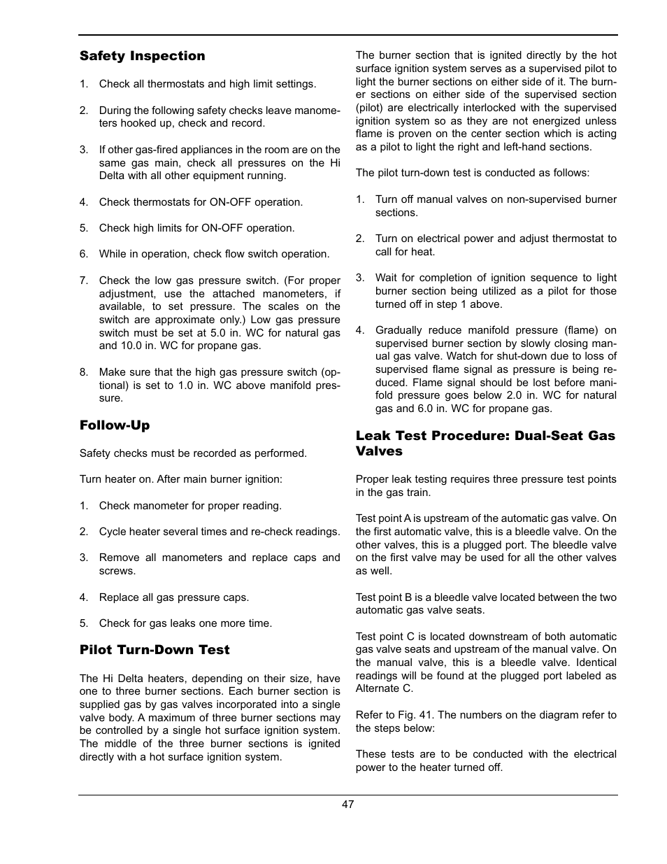 Raypak Hi Delta 302A-902A User Manual | Page 47 / 56