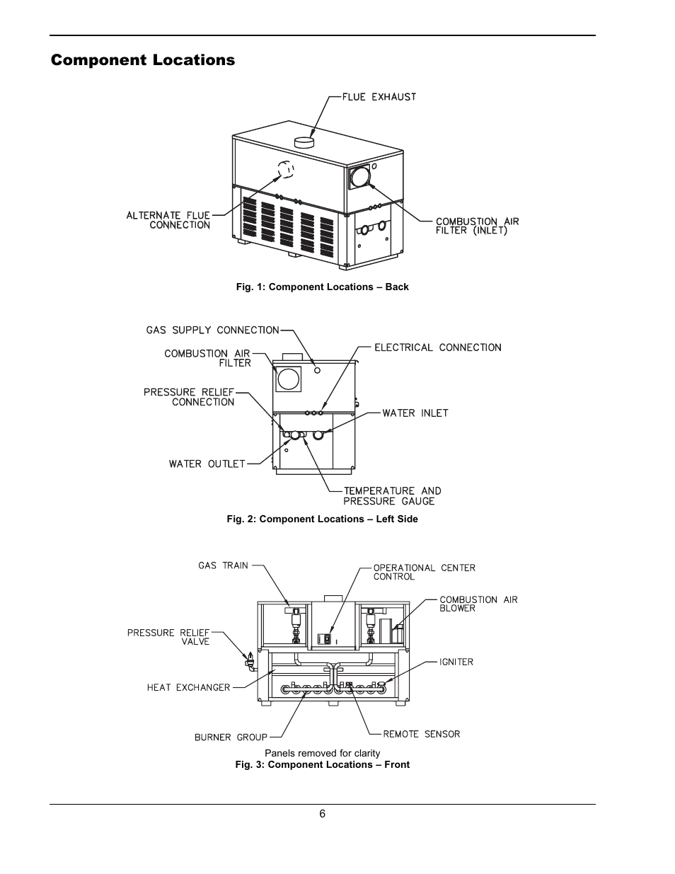 Component locations | Raypak Hi Delta 302A-902A User Manual | Page 6 / 56