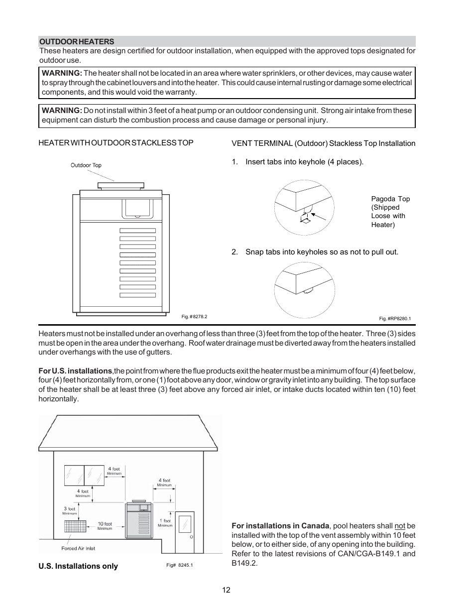 Raypak P-R185B To P-R405B User Manual | Page 12 / 52