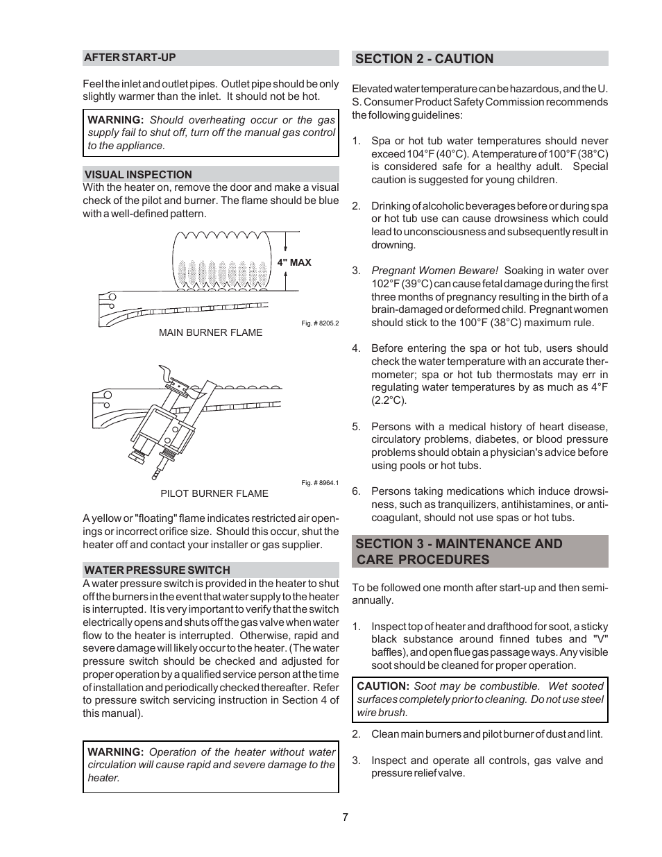 Raypak P-R185B To P-R405B User Manual | Page 7 / 52