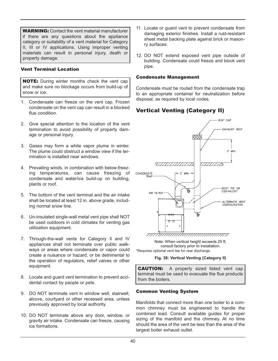 Raypak 302B-902B User Manual | Page 40 / 60
