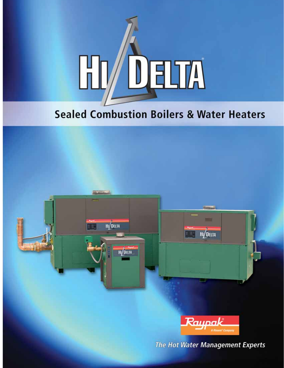 Raypak HI DELTA HD101 THRU 2342B User Manual | 10 pages