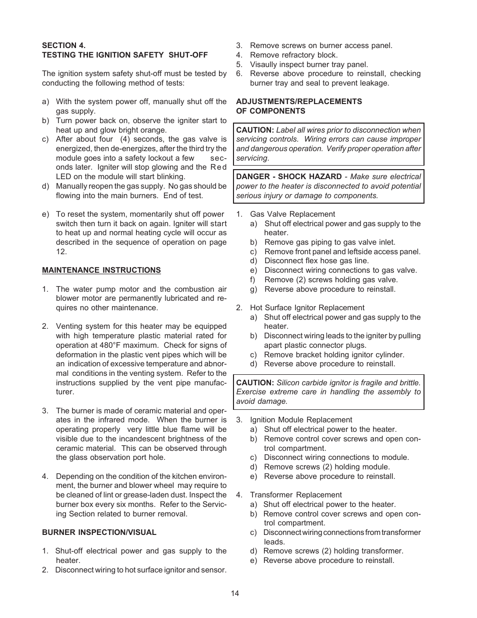 Raypak B-195 User Manual | Page 14 / 23