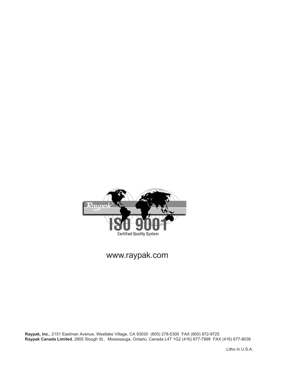 Raypak B-195 User Manual | Page 23 / 23
