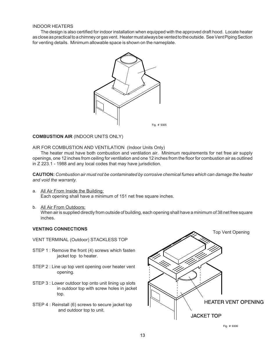 Raypak 155C User Manual | Page 13 / 34