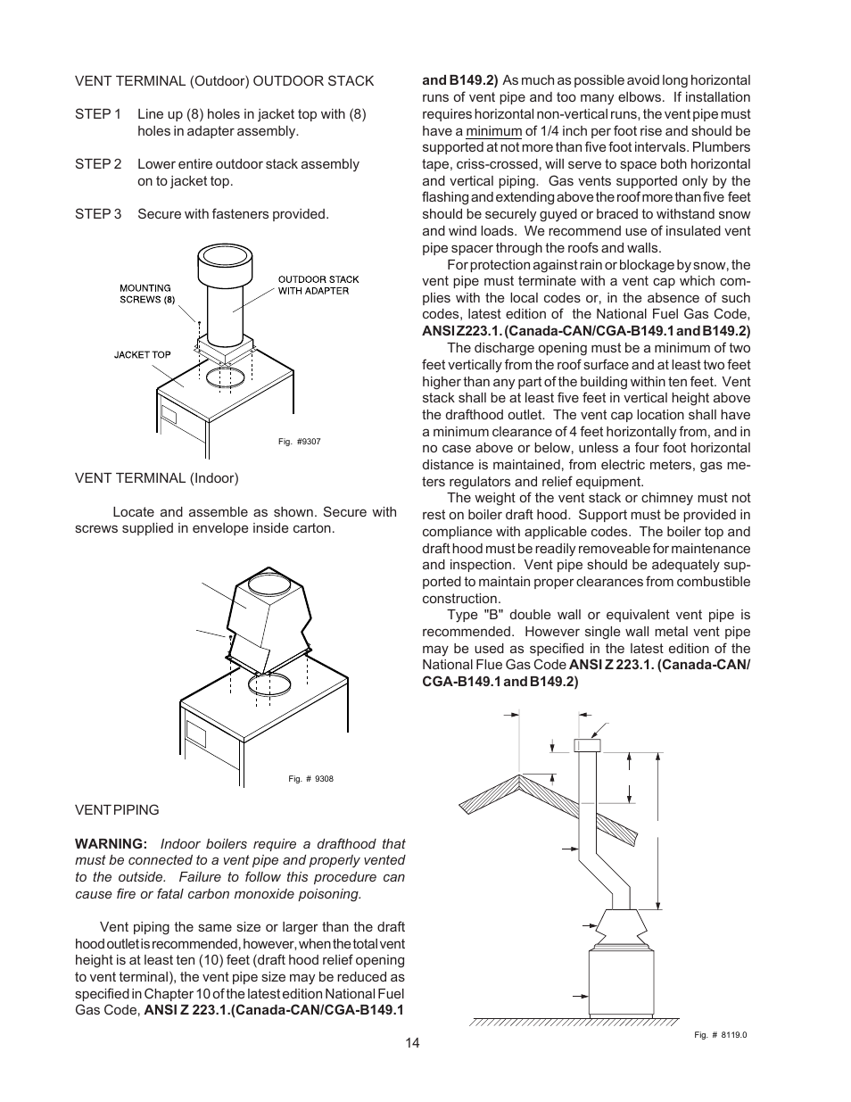 Raypak 155C User Manual | Page 14 / 34
