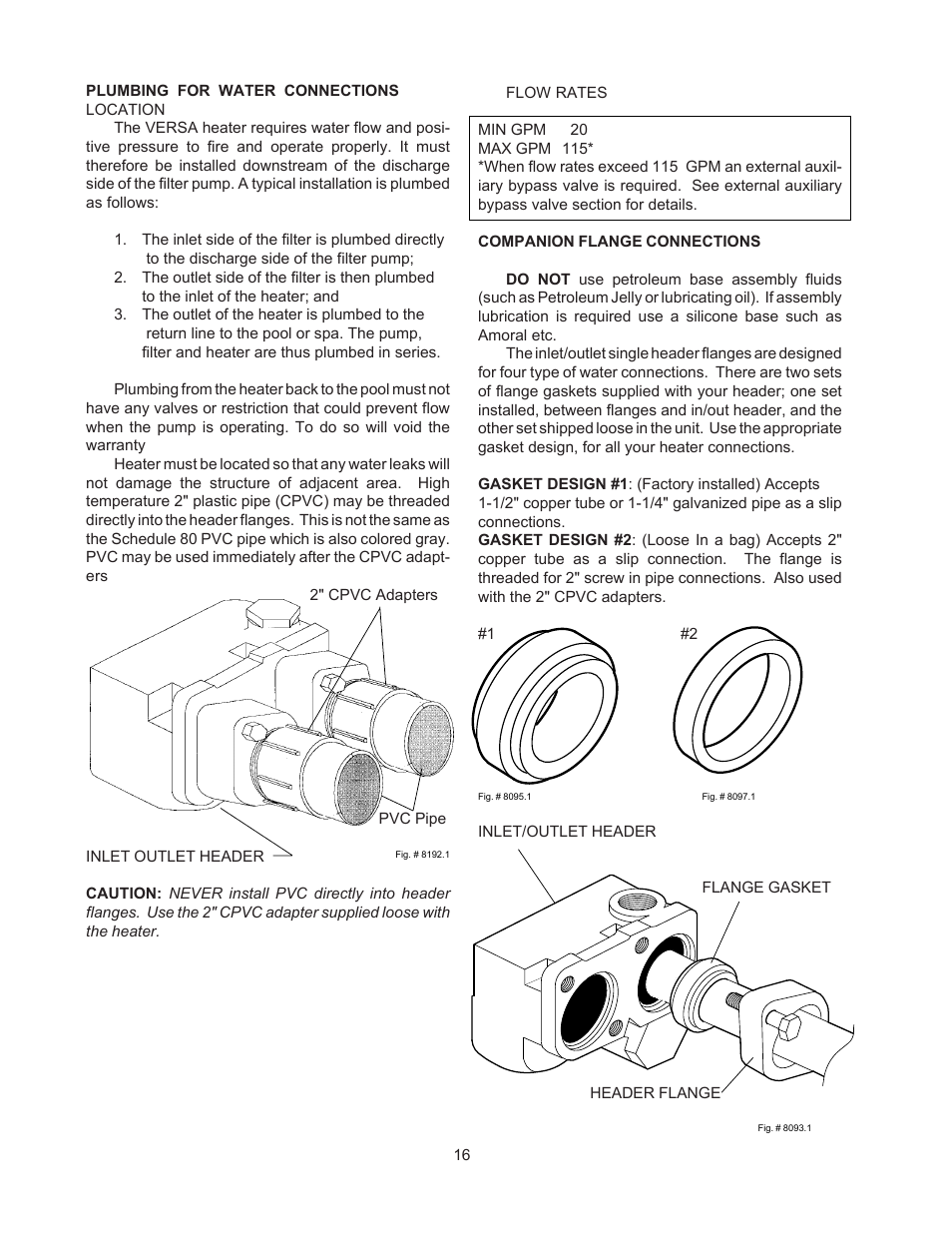 Raypak 155C User Manual | Page 16 / 34
