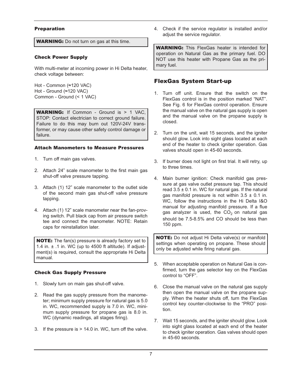 Raypak FlexGas 302BD-2342BD User Manual | Page 7 / 12