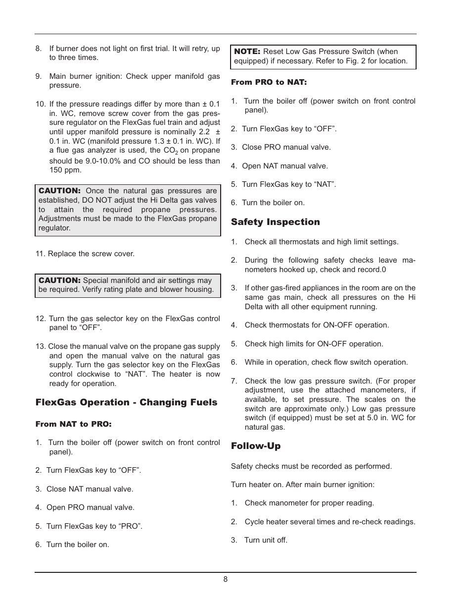 Raypak FlexGas 302BD-2342BD User Manual | Page 8 / 12