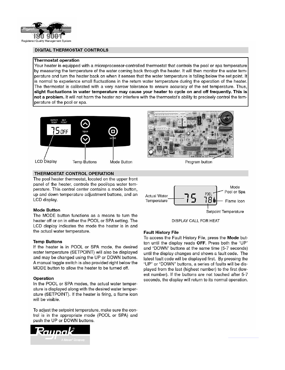 Raypak 185A User Manual | Page 14 / 18