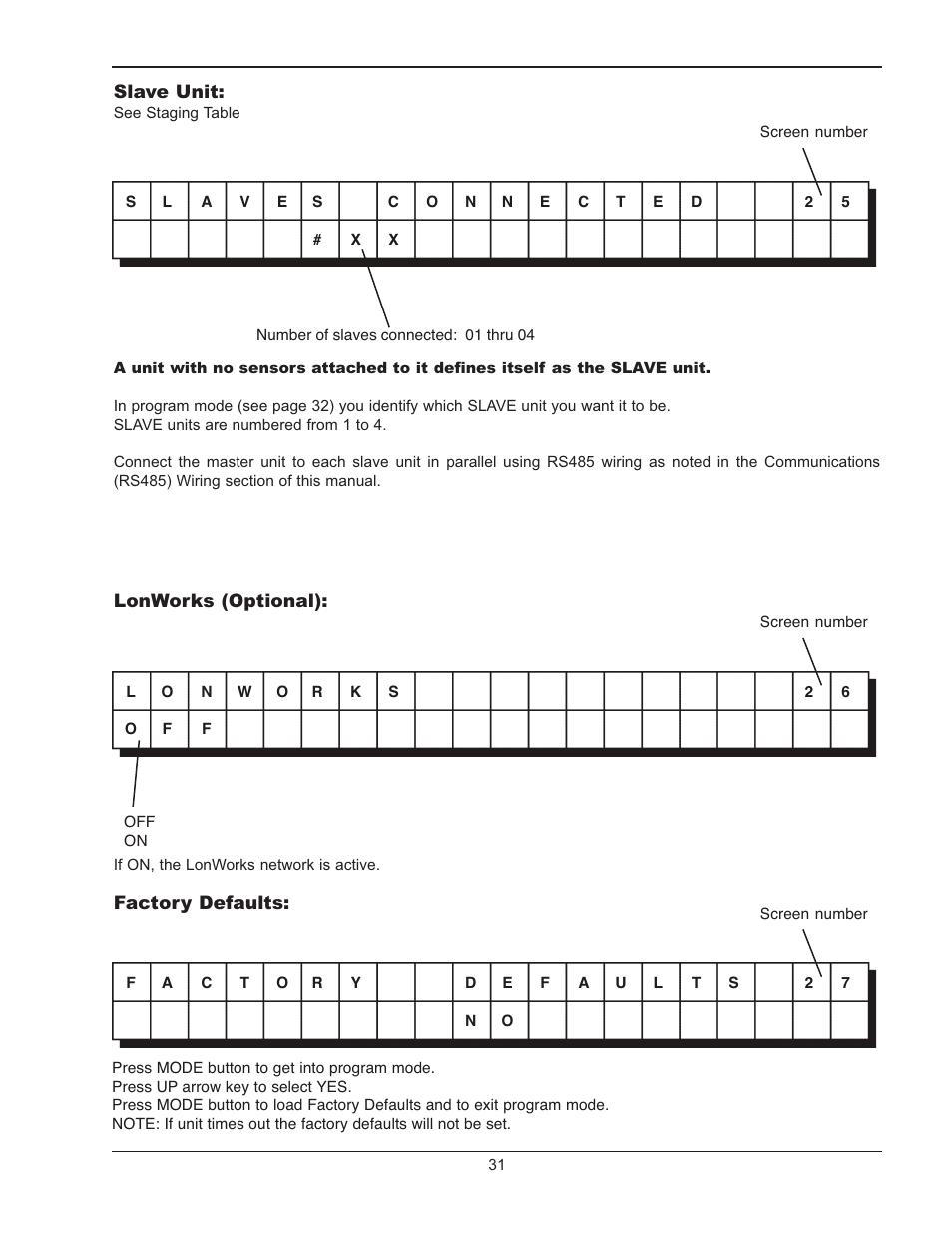 Raypak LONMARK Y-200 User Manual | Page 31 / 40