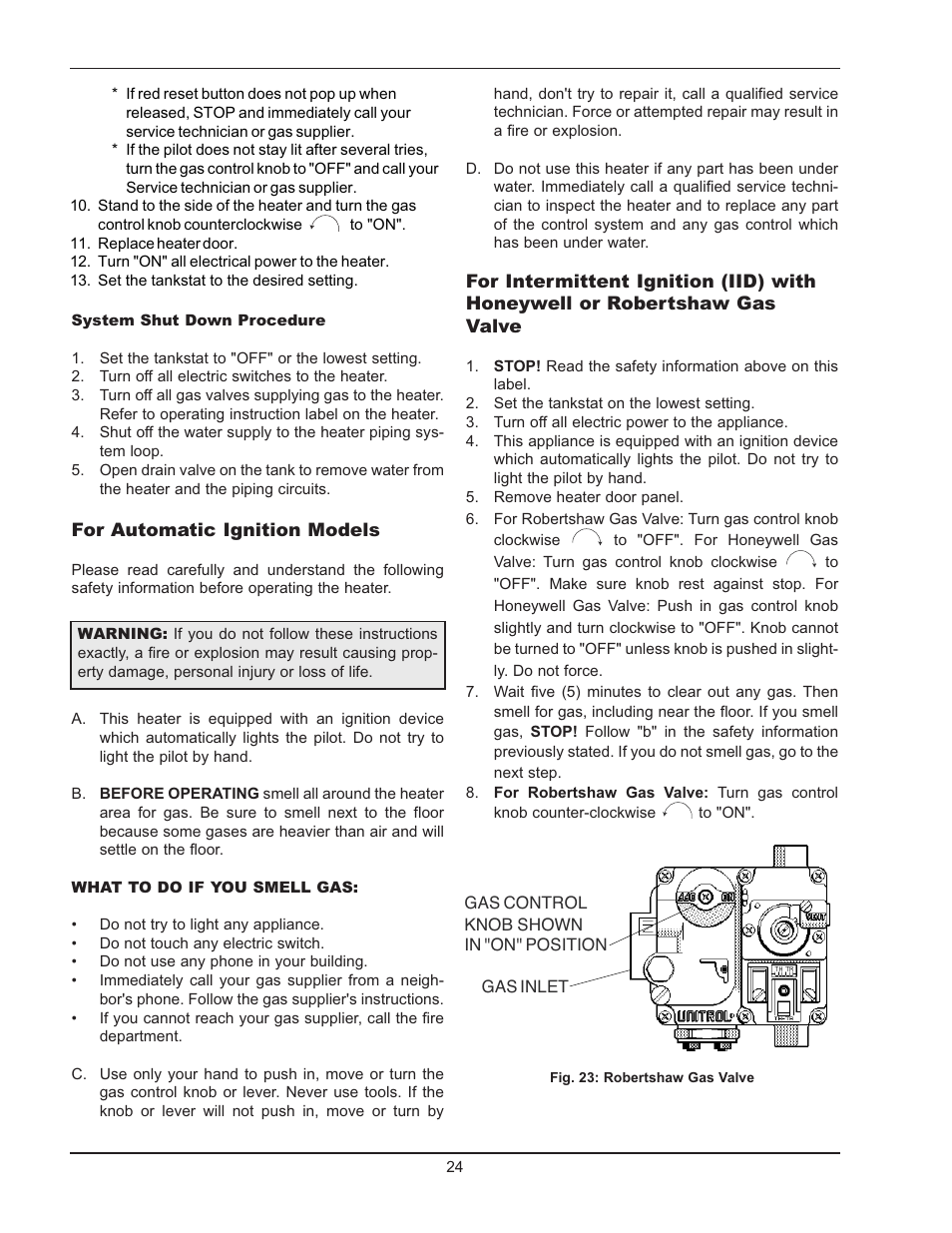Raypak 2600401 User Manual | Page 24 / 40