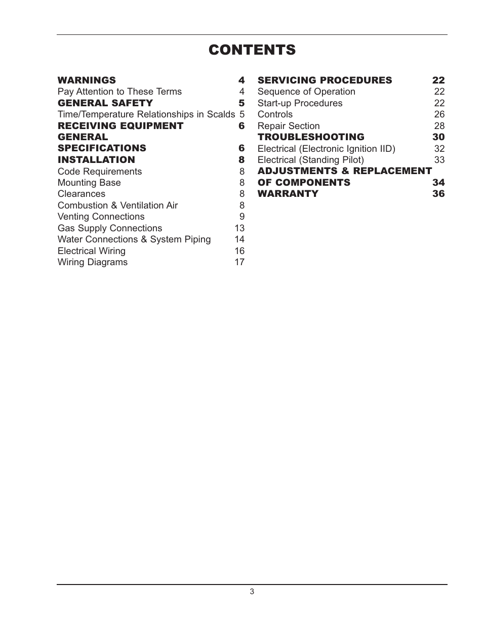 Raypak 2600401 User Manual | Page 3 / 40