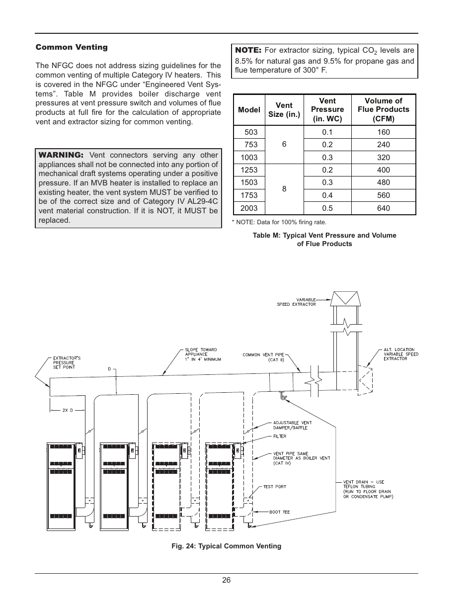 Raypak MVB 503-2003 User Manual | Page 26 / 56