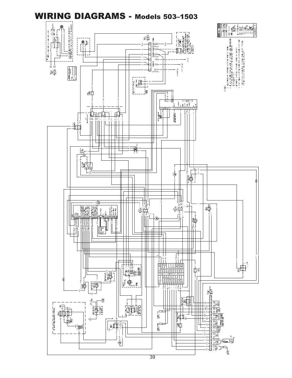 Wiring diagrams | Raypak MVB 503-2003 User Manual | Page 39 / 56
