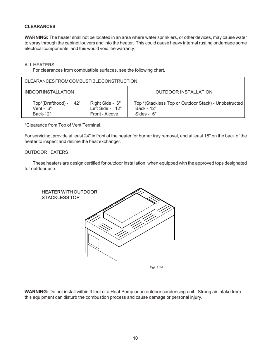 Raypak VERSA 155C User Manual | Page 10 / 35