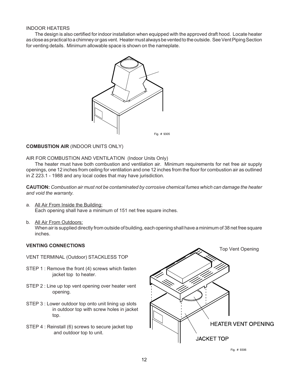 Raypak VERSA 155C User Manual | Page 12 / 35