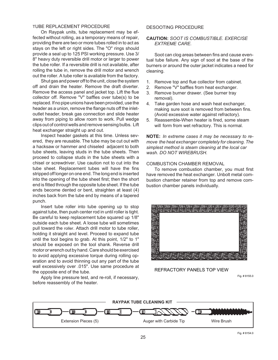 Raypak VERSA 155C User Manual | Page 25 / 35