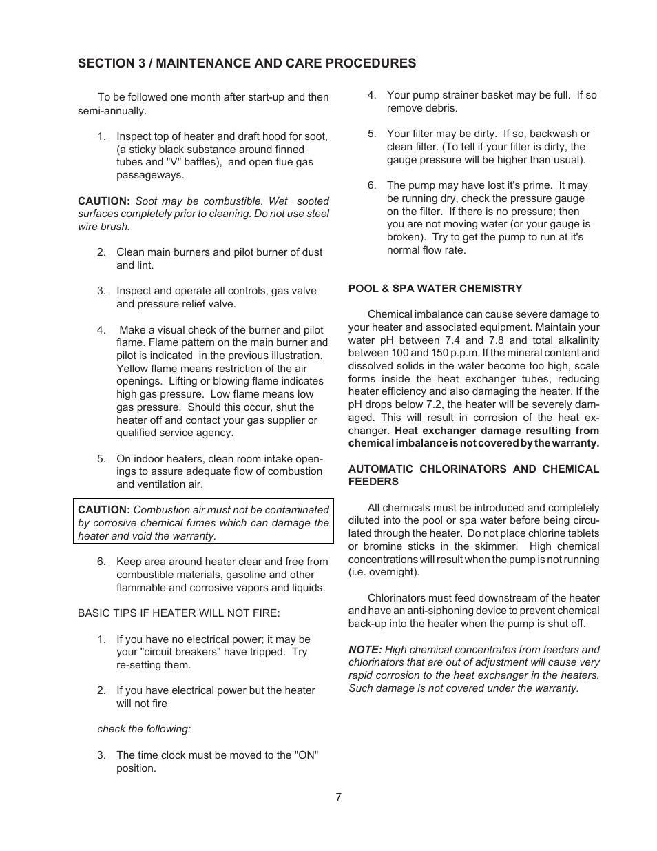 Raypak VERSA 155C User Manual | Page 7 / 35