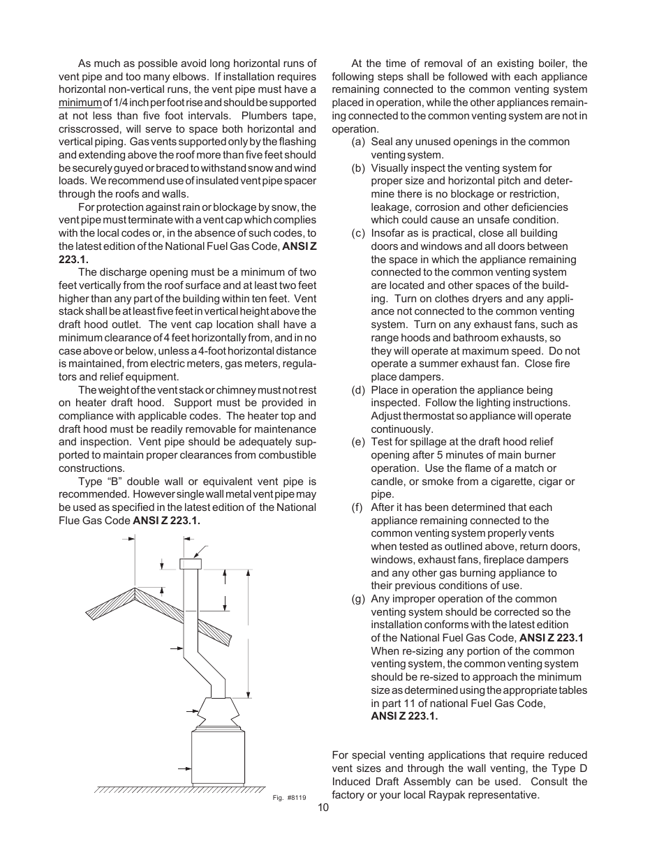 Raypak 514-824 User Manual | Page 10 / 32