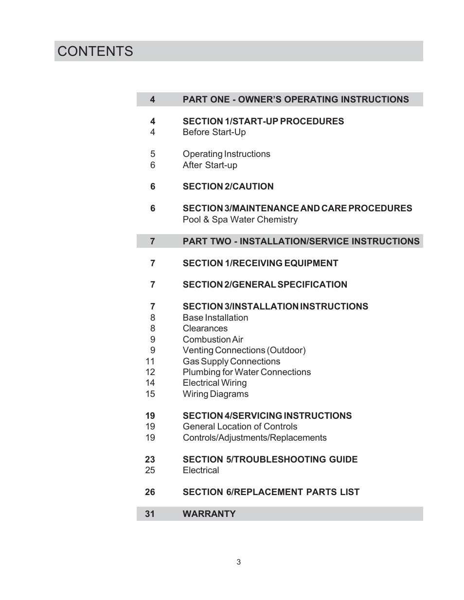 Raypak 514-824 User Manual | Page 3 / 32