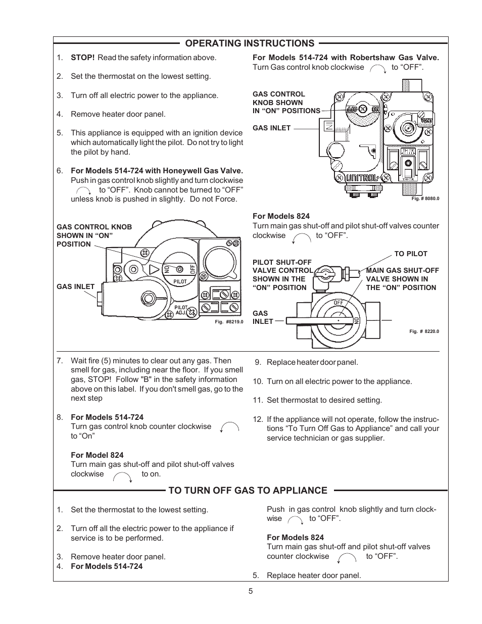 Raypak 514-824 User Manual | Page 5 / 32