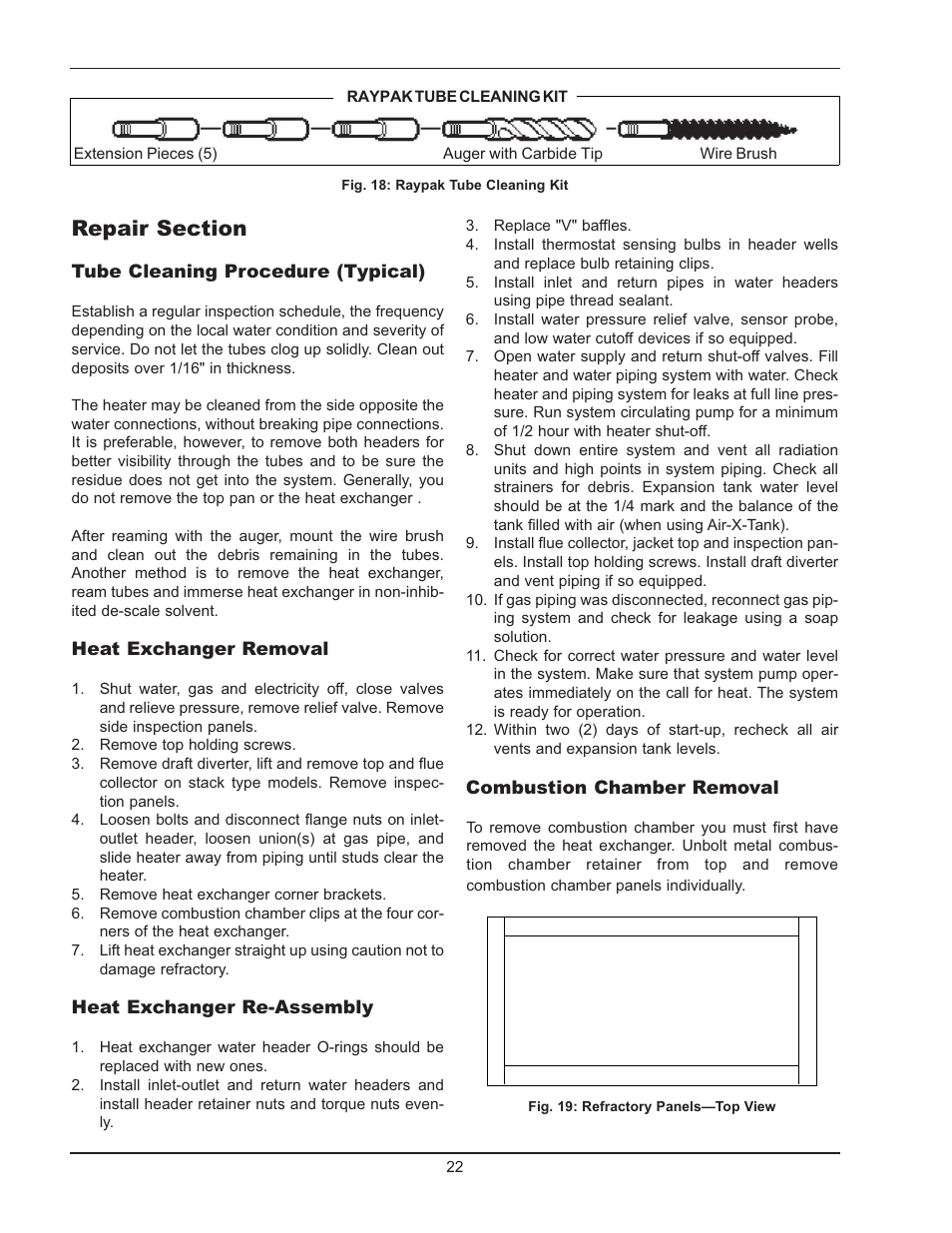 Raypak 090A User Manual | Page 22 / 28