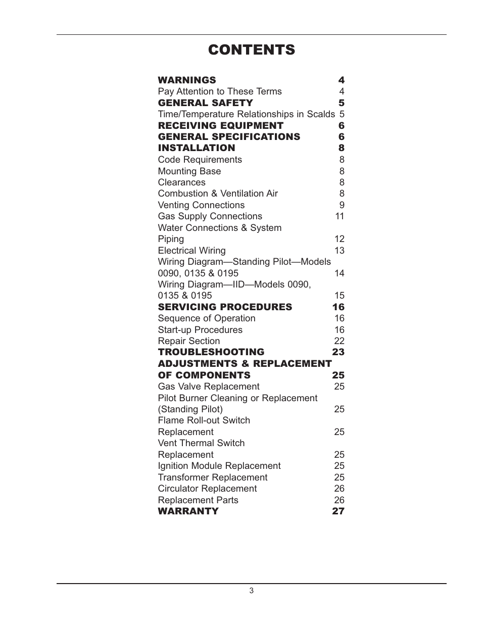 Raypak 090A User Manual | Page 3 / 28