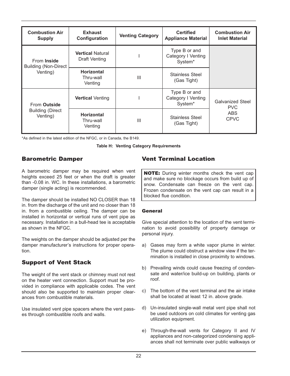Raypak HI DELTA 122-322 User Manual | Page 22 / 44