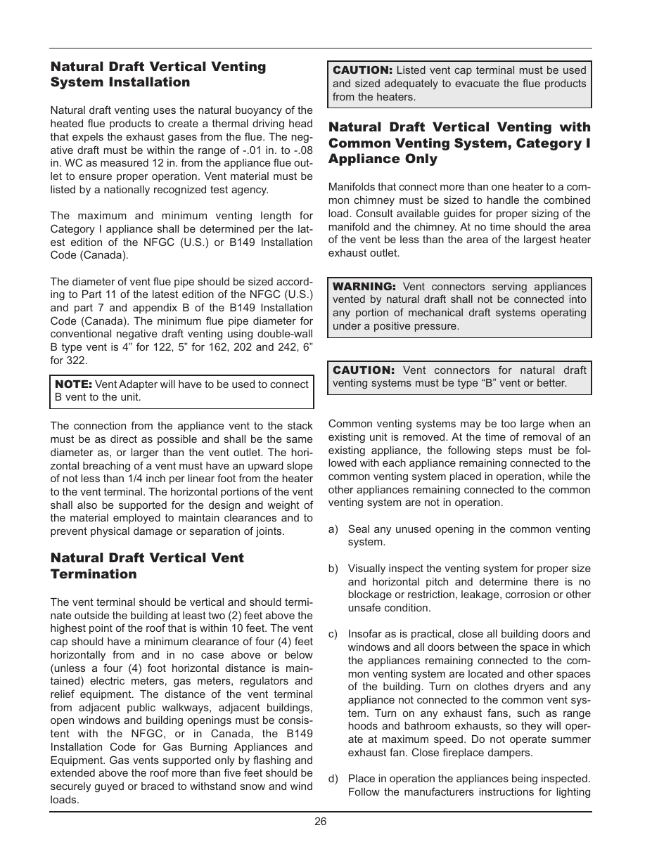 Raypak HI DELTA 122-322 User Manual | Page 26 / 44