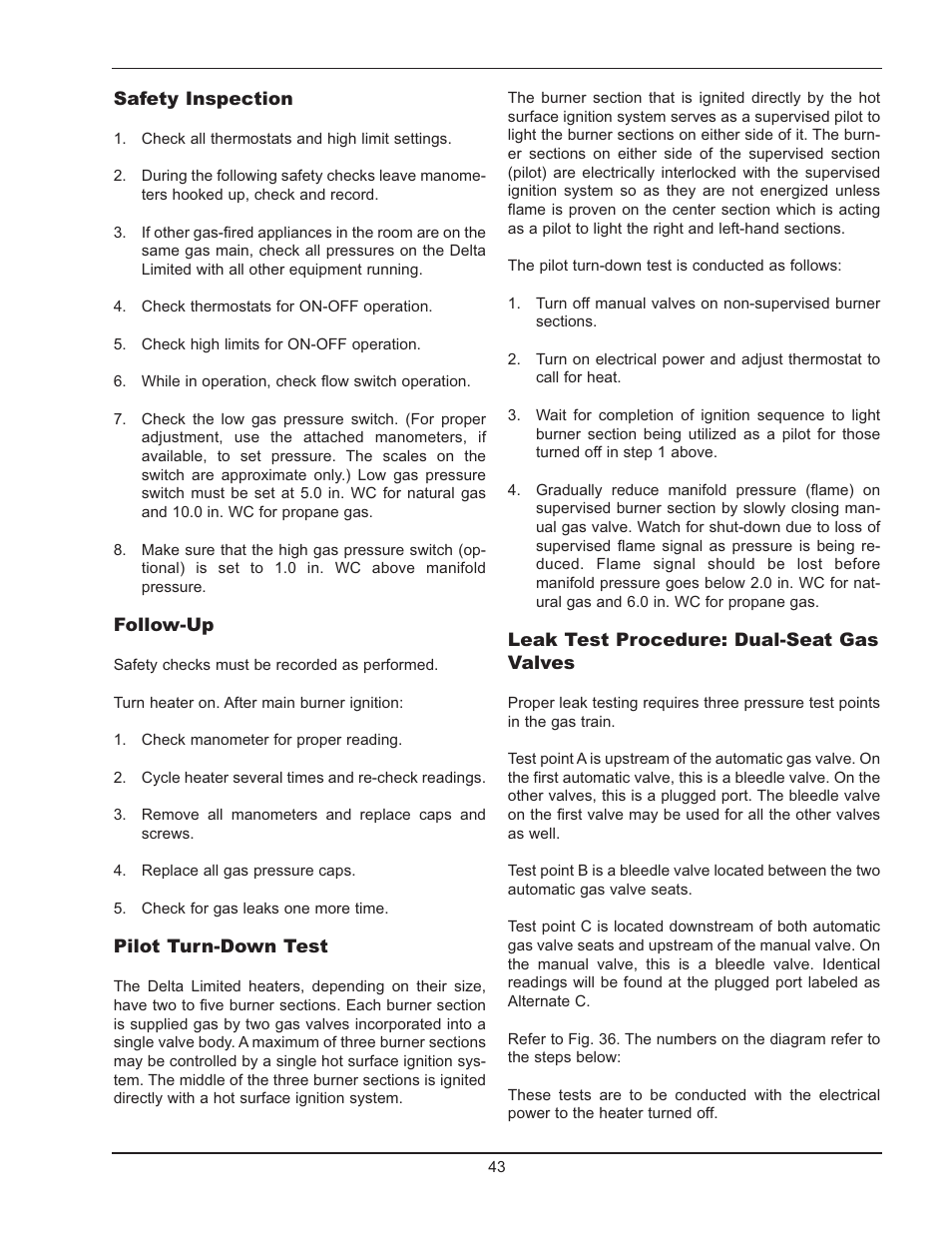 Raypak 399B-2339B User Manual | Page 43 / 52
