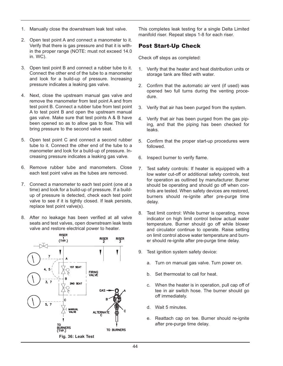 Raypak 399B-2339B User Manual | Page 44 / 52