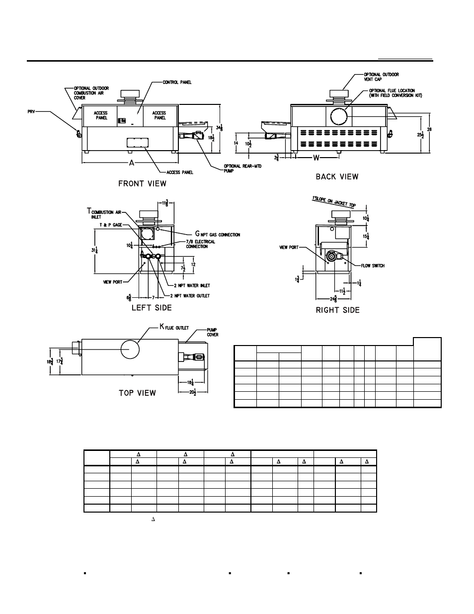 Hi delta – type h, Model | Raypak 302BE-902BE User Manual | Page 2 / 2