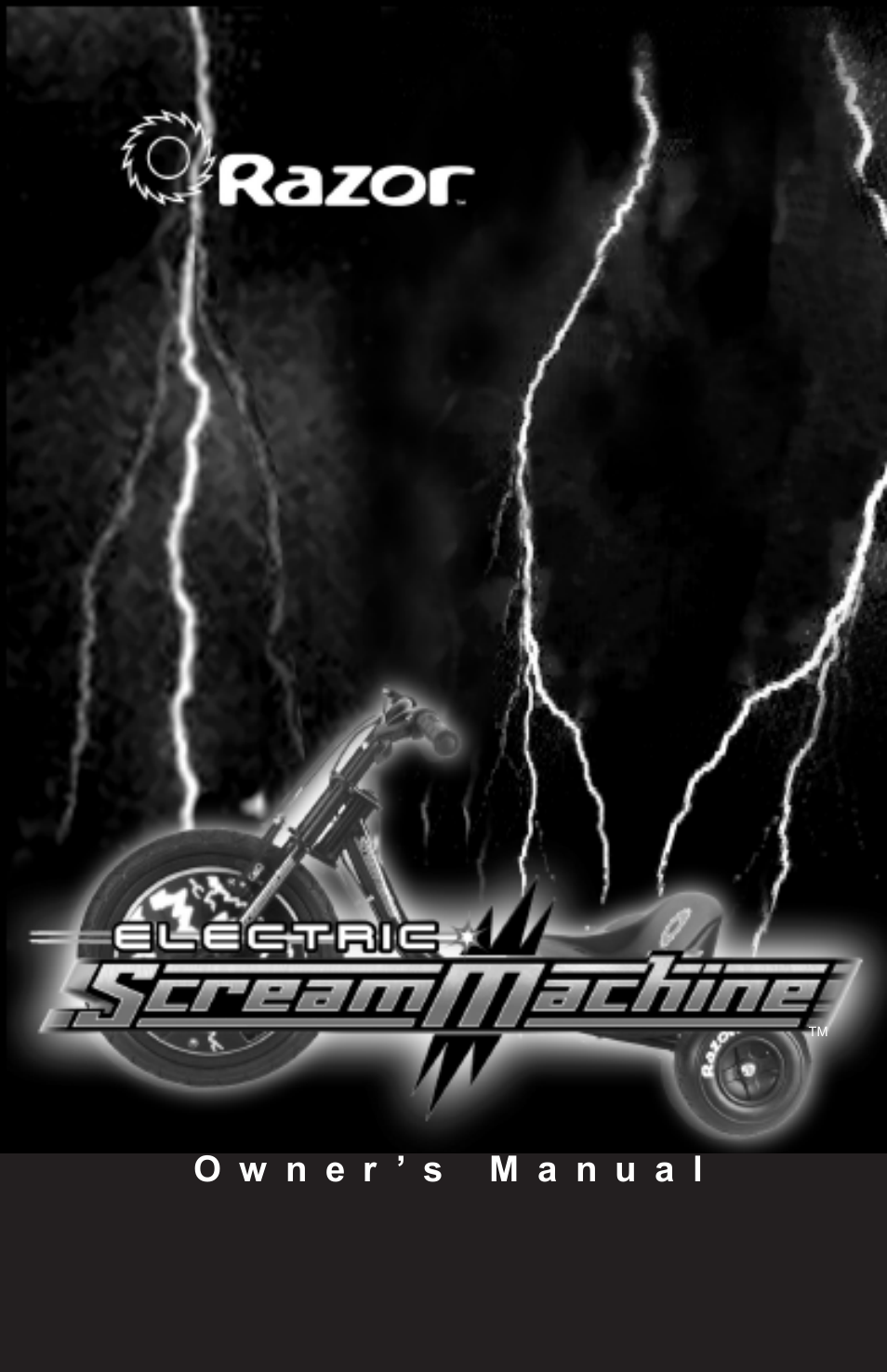 Razor ScreamMachine User Manual | 20 pages
