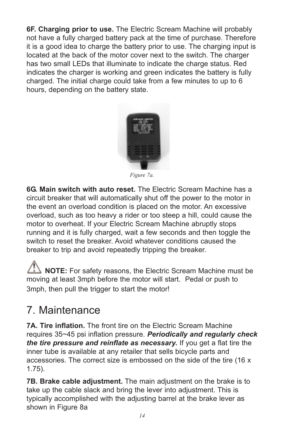 Maintenance | Razor ScreamMachine User Manual | Page 14 / 20
