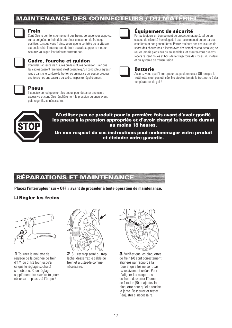 Razor E100 User Manual | Page 18 / 29