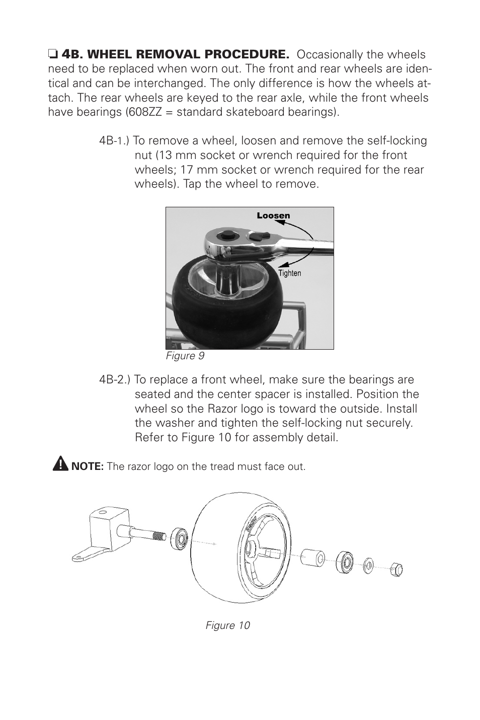 Razor ELECTRIC-POWERED GO KART 300001-SL User Manual | Page 11 / 20