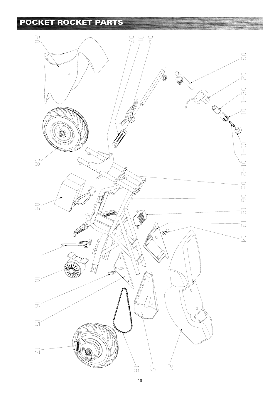 Razor POCKET ROCKET 155001 User Manual | Page 11 / 13