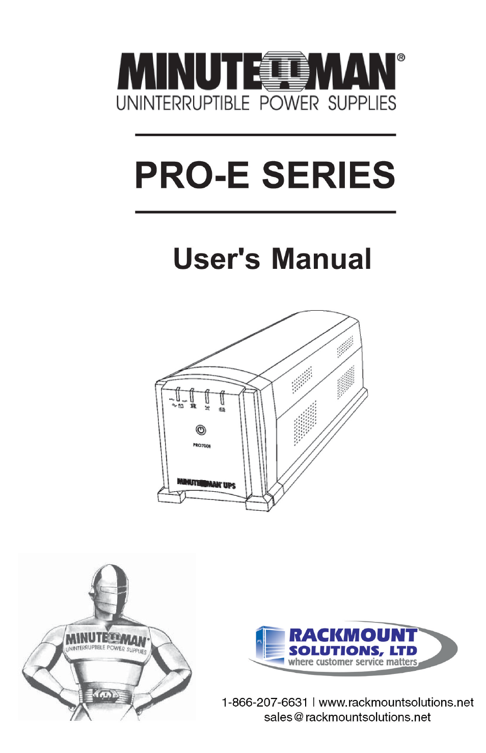 Rackmount Solutions PRO500iE User Manual | 24 pages